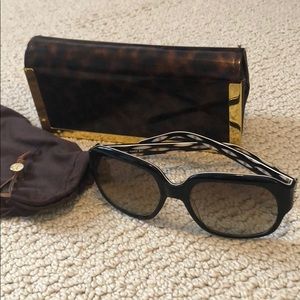 Tory Burch black & gold sunglasses